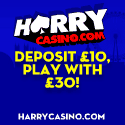 HarryCasino 100% welcome bonus