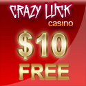 Crazy Luck Casino $348 no deposit bonus 1751841