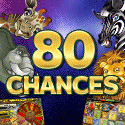 Zodiac Casino たった1ドルで、
Mega Money Wheel での 80 回無料スピンが