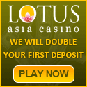 Lotus Asia Casino 25 Free Spins End 9th March 2014 Image