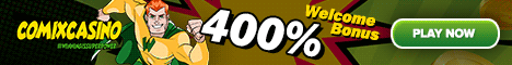 Comix Casino 400%/BTC Welcome Bonus Microgaming Pragmatic Play Comixc10