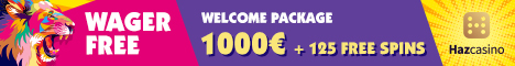 Haz Casino BTC/250% Welcome Bonus + 125 Free Spins Haz_ca10