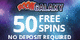 Jackpot City Casino 50 Free Spins no deposit bonus
