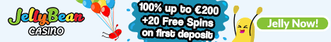 JellyBean Casino 30 Free Spins No Deposit Bonus $/€1000 Bonus NetEnt Microgaming Jellyb10