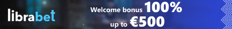 LibraBet Casino and Mobile €500 Welcome Bonus + 200 Free Spins Librab10
