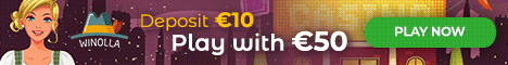 Winolla Casino 30 Free Spins No Deposit Bonus + Bonus Until 18 November Winoll10