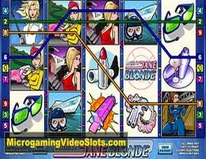 Agent Jane Blonde slot microgaming