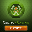 Celtic Casino offers live casino roulette, blackjack, and baccarat.