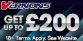 Vernons Casino £/200 bonus