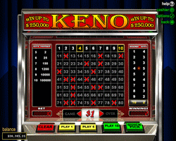Flash game RTG Keno
