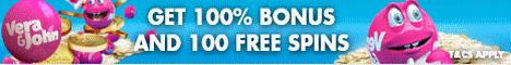 Vera&John Casino 200% Bonus + 100 Bonus Spins Microgaming NetEnt Veraan11