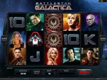 Microgaming casino game : Battlestar Galactica