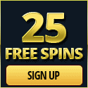 21Dukes Casino 25 Free Spins no deposit bonus